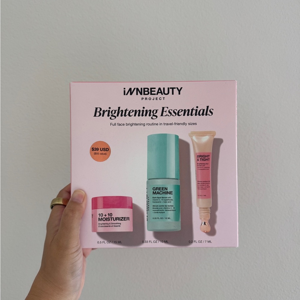 Brightening Essentials Set - Pink and Green